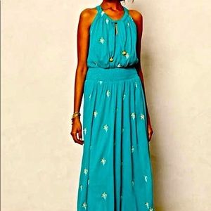 Floreat skyscraper turquoise dress from Anthropologie NWT Size 0